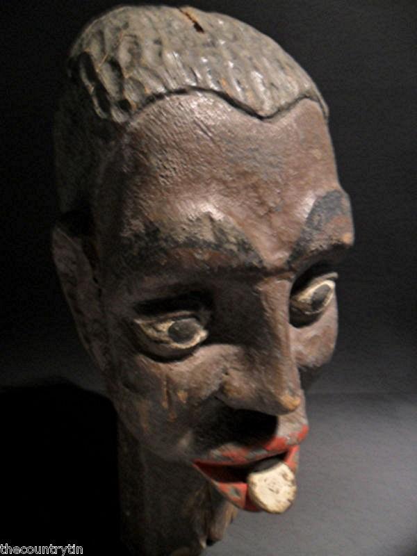 BLACK AMERICANA TRADE SIGN 19th CENTURY FOLK ART