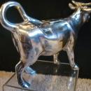 SILVER COW CREAMER / STERLING 1880-1920 GERMANY / HEAVY 16.55 TROY OUNCES!