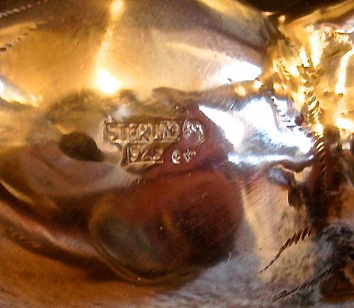 SILVER COW CREAMER / STERLING 1880-1920 GERMANY / HEAVY 16.55 TROY OUNCES!
