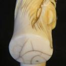 IVORY SWORD CANE/ VICTORIAN HORSE RACING STICK / WIN PLACE & SHOW / TOLEDO BLADE