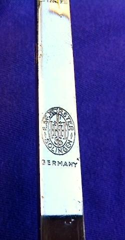 IVORY EROTIC SWORD CANE c. 1800s-1900 SOLINGEN STEEL BLADE