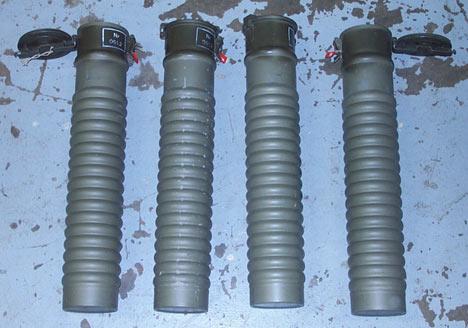 Switzerland WW2 Military Shell Canisters
