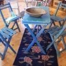Reproduction French Folding Table Chair Set