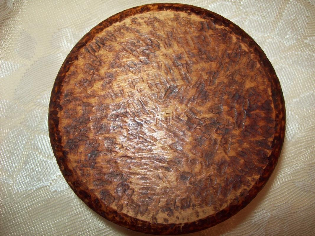 Pyrography Trinket Box / Powder Box