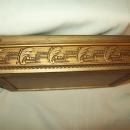 Golden Mirrored Jewel Box with Romantic Lithograph