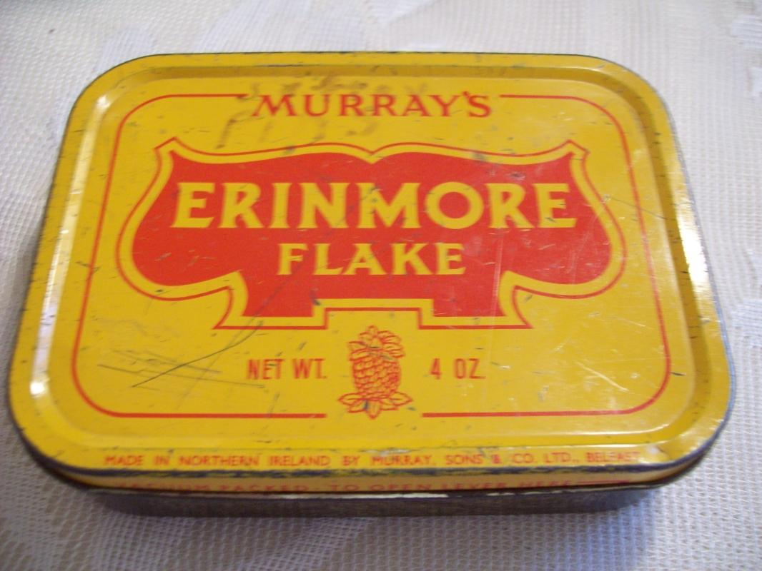 MURRAY'S ERINMORE FLAKE Tobacco Tin