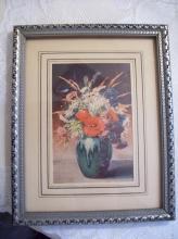 Roch Print in Silvertone Frame