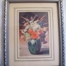 Roch Print in Silvertone Frame
