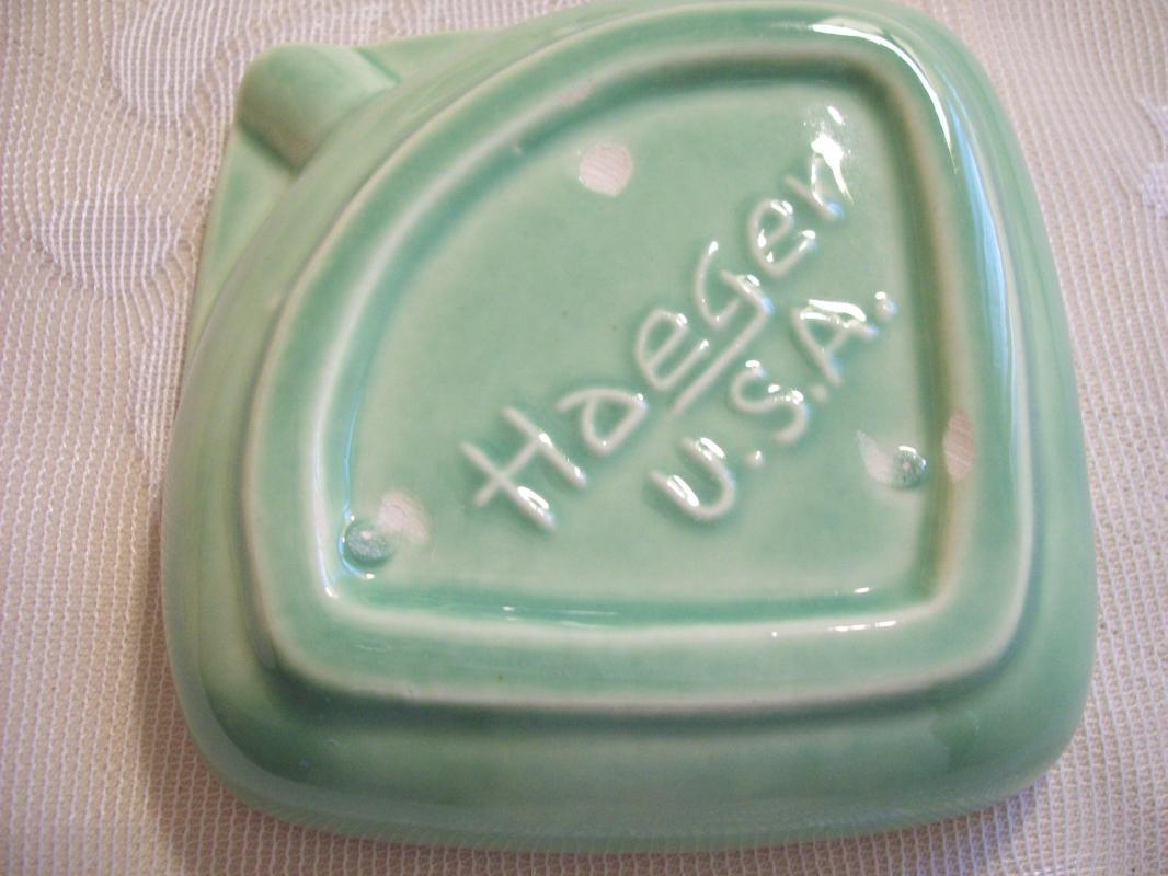 Jade Green IASA Ashtray by Haeger