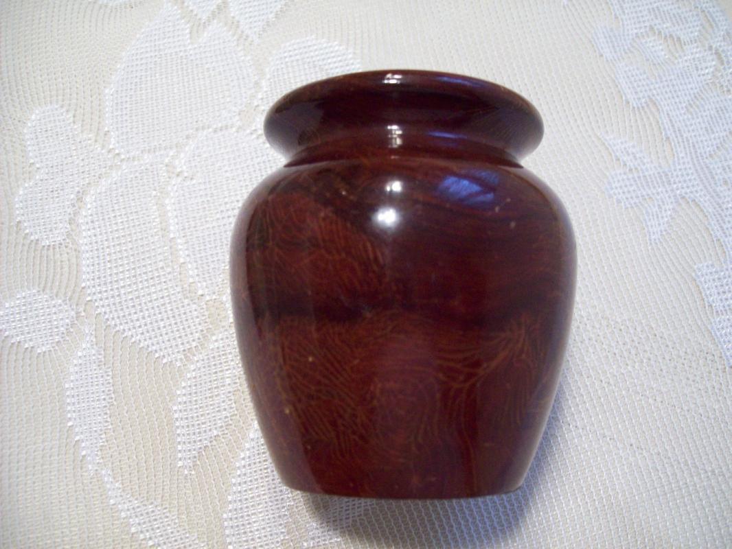 California Redwood Burl Souvenir Pot