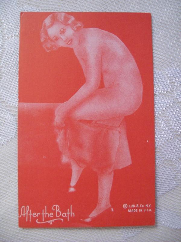 Risque Lady IMR co. Trade Card -