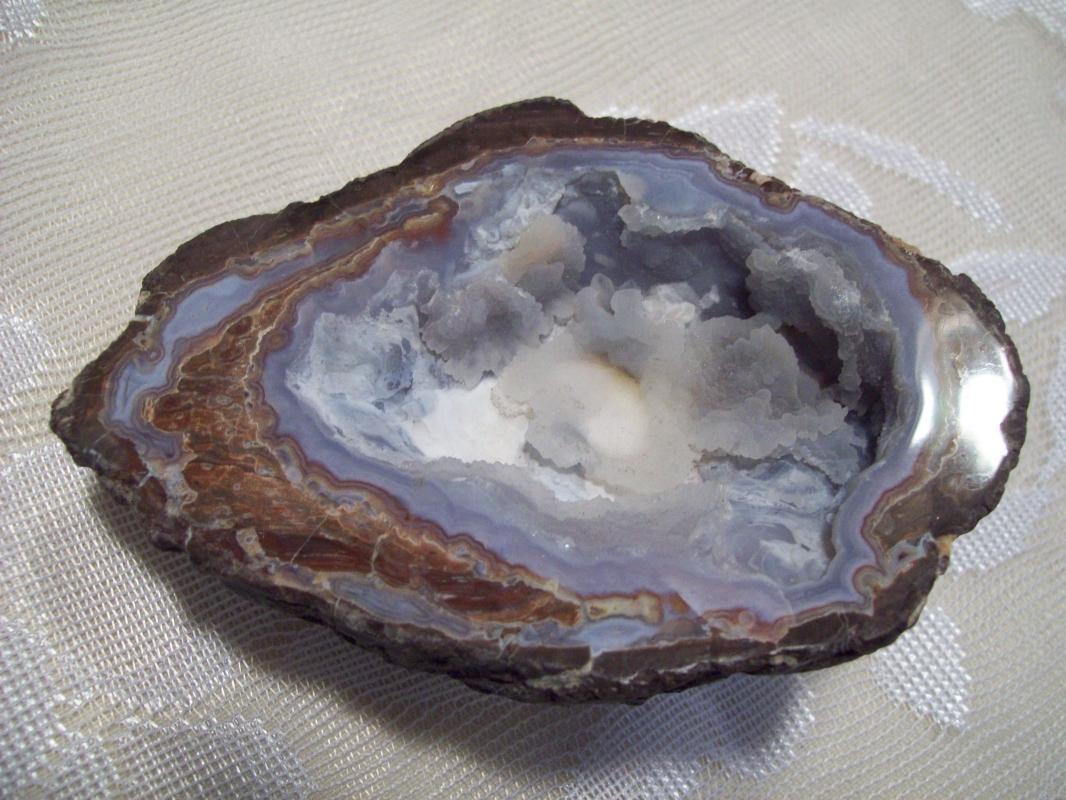 Geode Half - Banded Agate