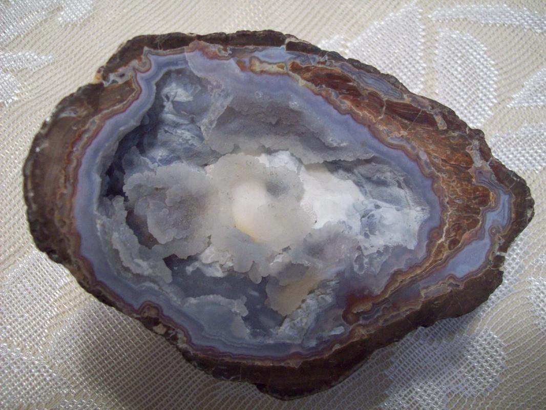 Geode Half - Banded Agate
