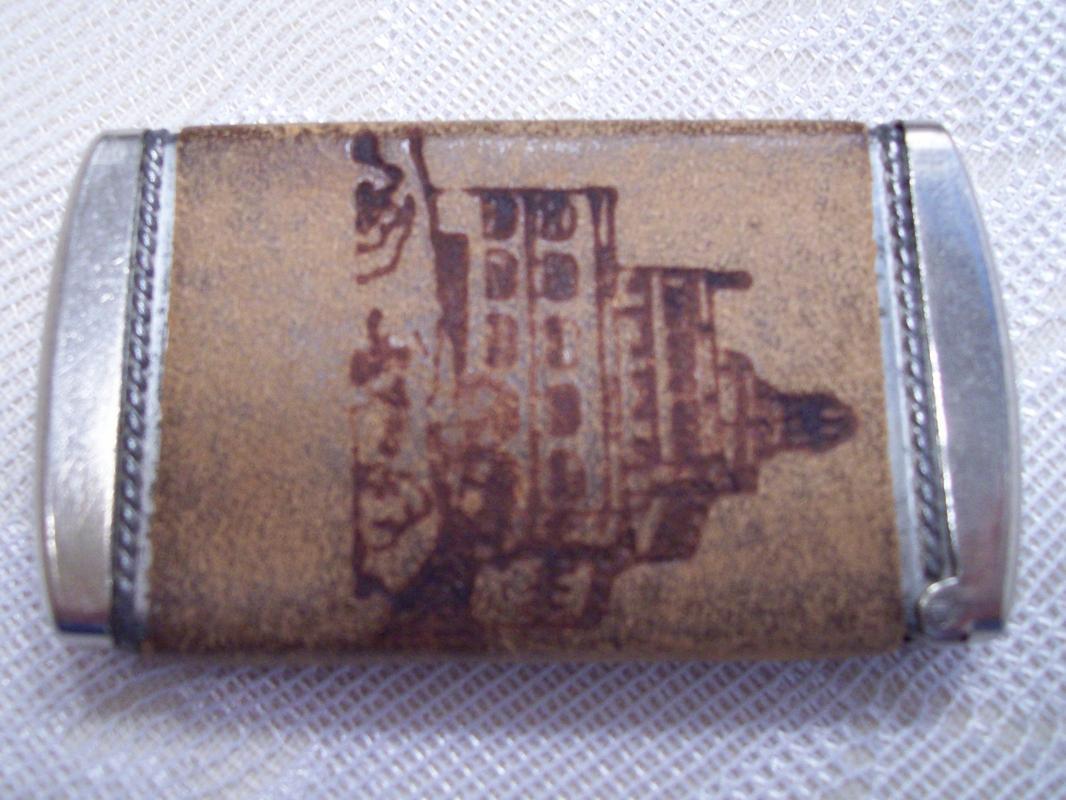 Summit House Mt. Leather Wrapped Match Safe - Matchsafe
