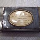 Horse Medallion Advertising Match Safe with Cigar Cutter