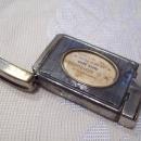 Horse Medallion Advertising Match Safe with Cigar Cutter