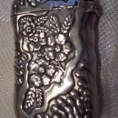 Pairpoint Sterling Floral Match Safe - Matchsafe