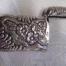 Pairpoint Sterling Floral Match Safe - Matchsafe