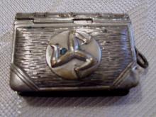 Book Style with Fob Ring Match Safe - Vesta & Stamp Safe