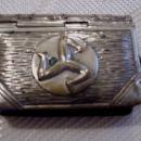 Book Style with Fob Ring Match Safe - Vesta & Stamp Safe