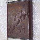 Pyro on Leather Indian Head Match Safe - Matchsafe