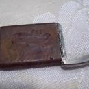 Pyro on Leather Indian Head Match Safe - Matchsafe