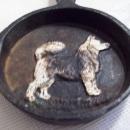 Cast Iron Dog Mini Pan Souvenir Ashtray
