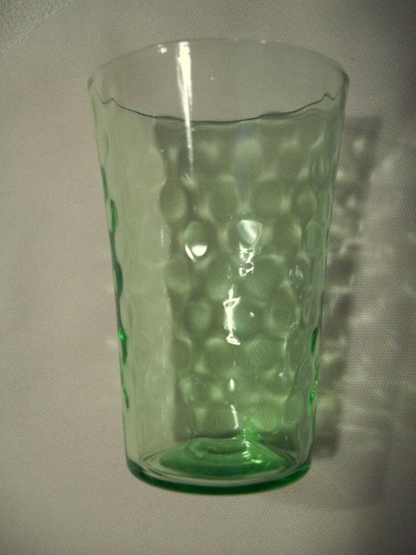 Little Green Coin-dot Juice Glass