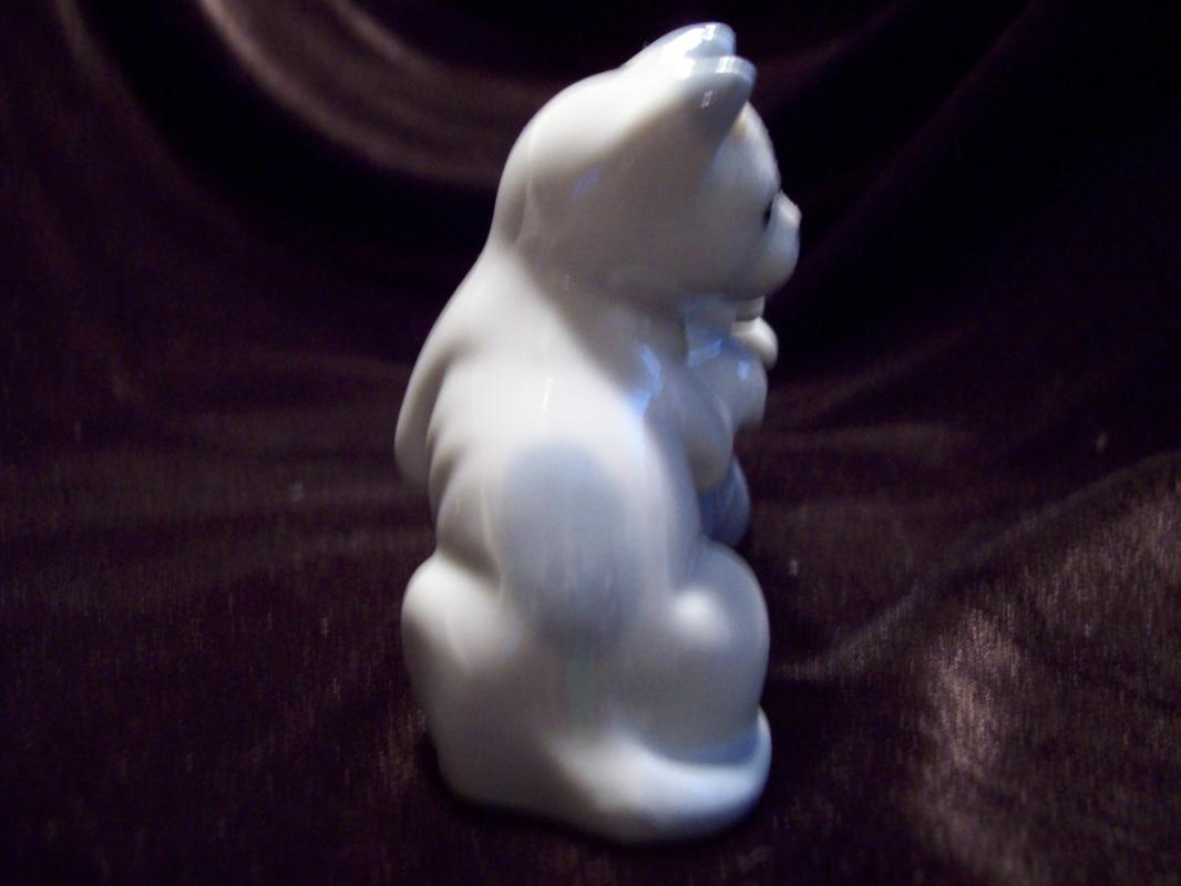 Occupied Japan Kittens in Blue Shoe Figurine
