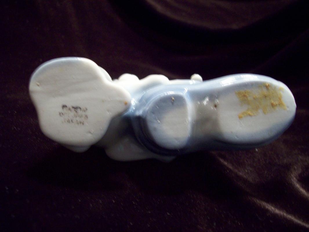 Occupied Japan Kittens in Blue Shoe Figurine