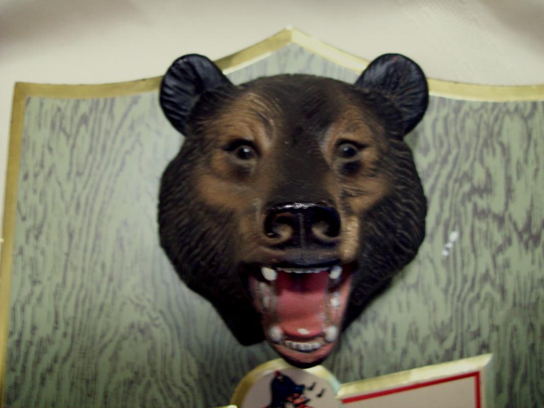 Pfeiffer's Famous Beer Black Bear Wall Plaque