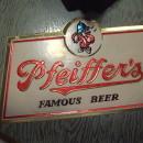 Pfeiffer's Famous Beer Black Bear Wall Plaque