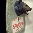 Pfeiffer's Famous Beer Black Bear Wall Plaque