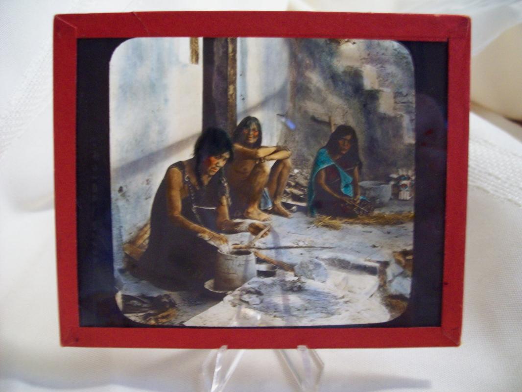 Keystone View Glass Slide - Hopi Squaw