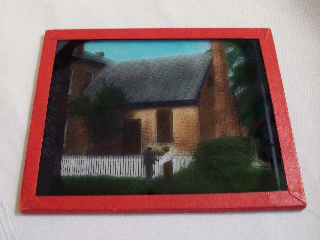 Keystone View Glass Slide - Debtor's Prison Willaimsburg Virgina