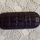 Vulcanite Alligator Embossed Match Safe - Matchsafe