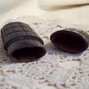 Vulcanite Alligator Embossed Match Safe - Matchsafe