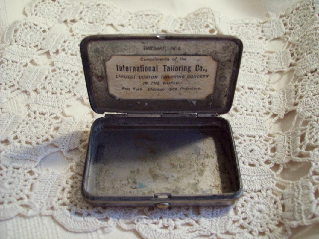 INTERNATIONAL TAILORING Co. Advertising Match Safe - Matchsafe