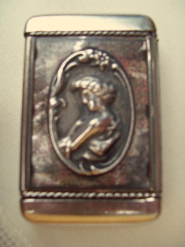 Stag & Lady Medallion Matchsafe