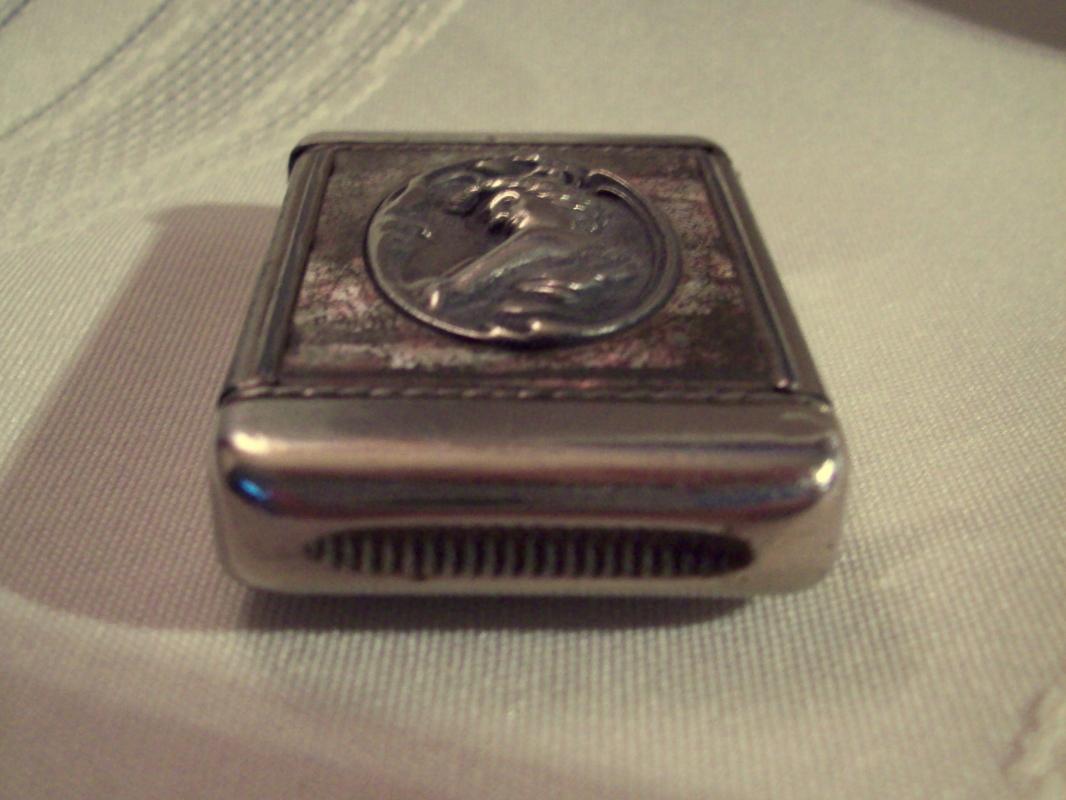 Stag & Lady Medallion Matchsafe
