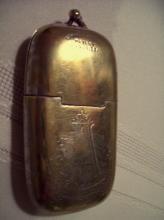 ANHEUSER BUSCH Brass Matchsafe - Match Safe