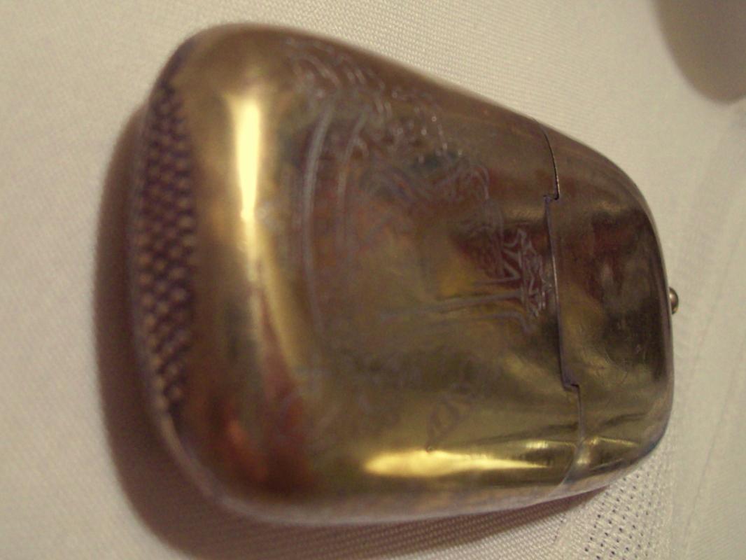ANHEUSER BUSCH Brass Matchsafe - Match Safe
