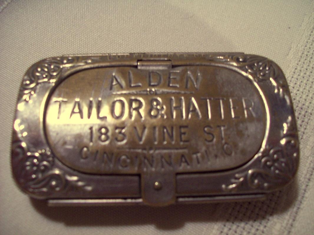 ALDEN TAILOR & HATTER Stamp & Match Safe - Matchsafe