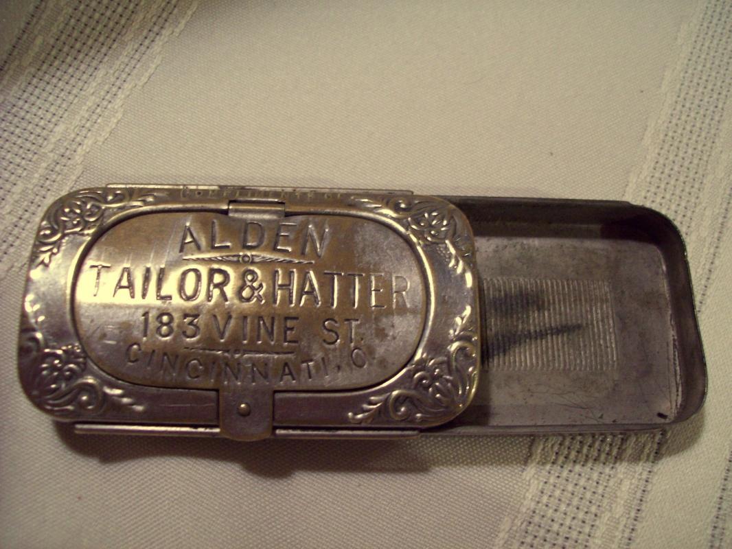 ALDEN TAILOR & HATTER Stamp & Match Safe - Matchsafe