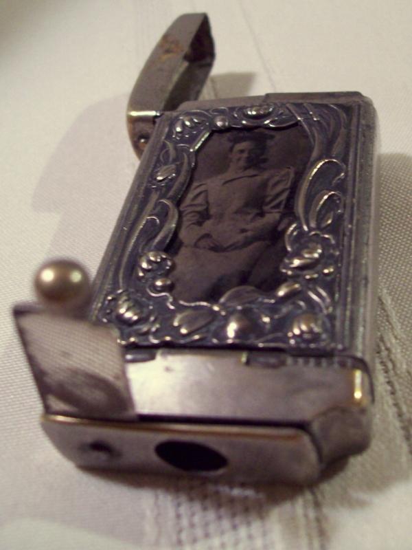 Stag & Picture Matchsafe with Cigar Cutter