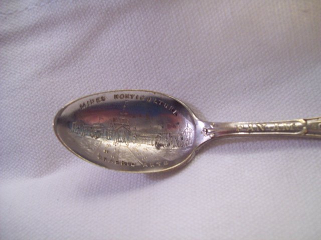 1901 PAN AM Expo souvenir spoon