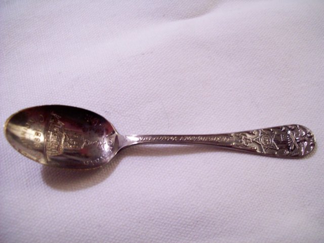1898 National Encampment souvenir spoon