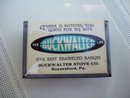 BUCKWALTER STOVE Match Box Holder - Match Safe