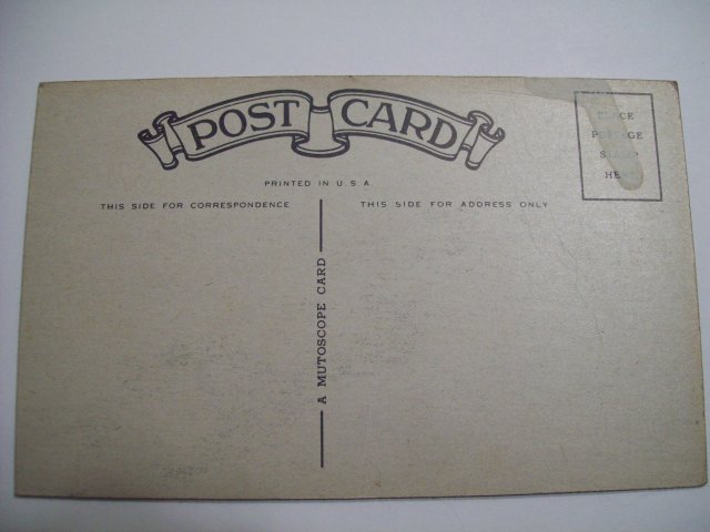 MUTOSCOPE POST CARD