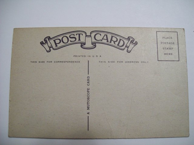 MUTOSCOPE POST CARD